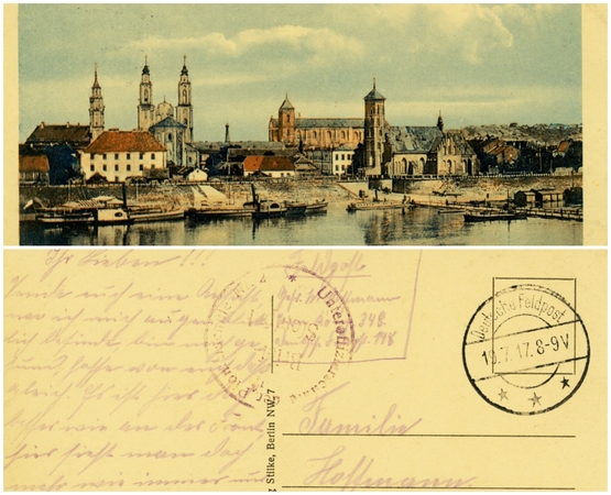 Atvirlaiškis „Kowno. Hafen“. 1914–1918 m.