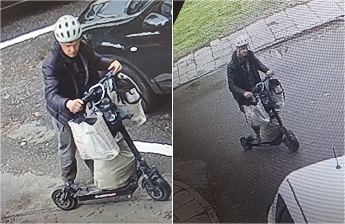 Po įžūlaus plėšimo laiptinėje: gal ką nors žinote apie šį vyrą?