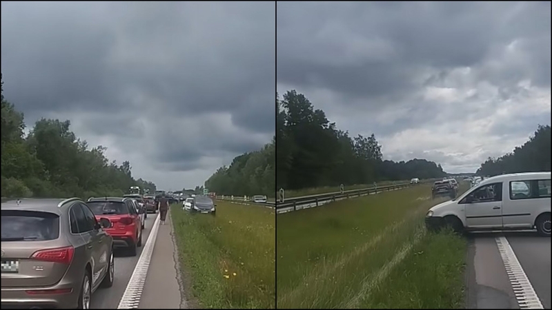 Avarija kelyje A1: važiuojantys link Klaipėdos strigo spūstyje