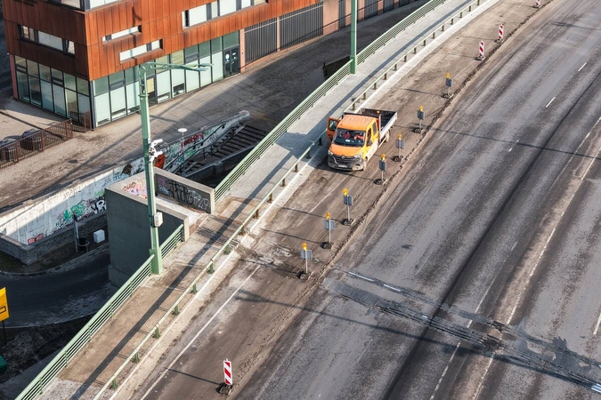 Dėl remontuojamo M. K. Čiurlionio tilto – svarbi žinia