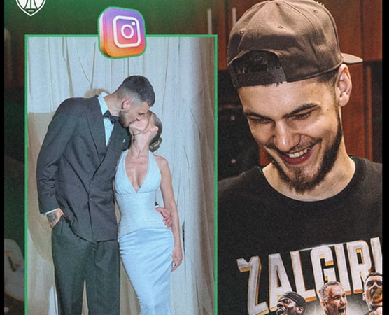 „Žalgirio“ krepšininkas Deividas Sirvydis vedė mylimąją Justę