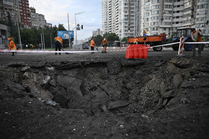Pareigūnai: Ukrainoje per Rusijos smūgius žuvo aštuoni žmonės