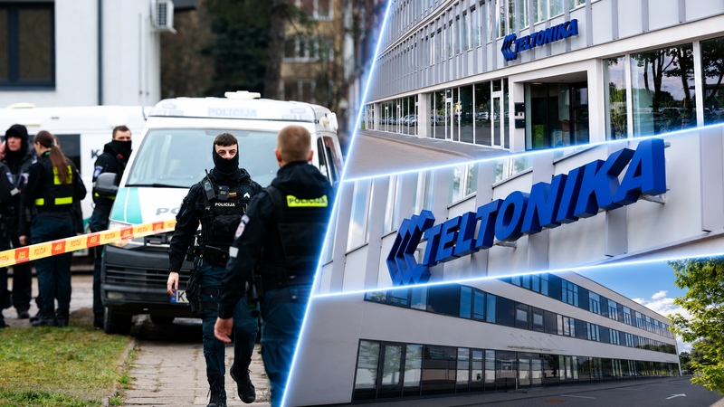 Išpuolis prieš „Teltoniką“: pranešta apie pavojų jos padalinių darbuotojams visoje Lietuvoje