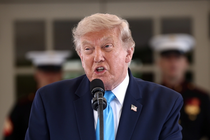 Trumpas pakomentavo situaciją Seutoje