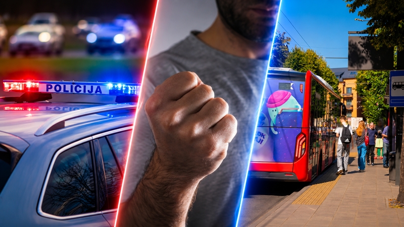 Išpuolis Kauno viešajame transporte: atskleidė, kaip tikimasi nustatyti įtariamąjį