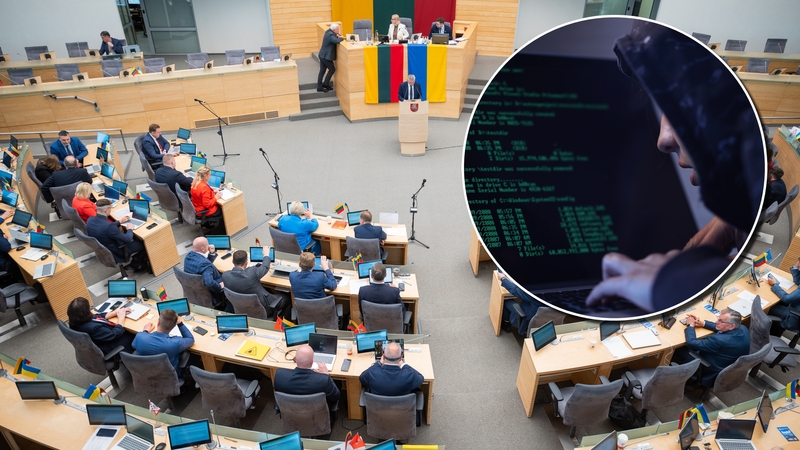 Parlamente fiksuotas kibernetinis incidentas