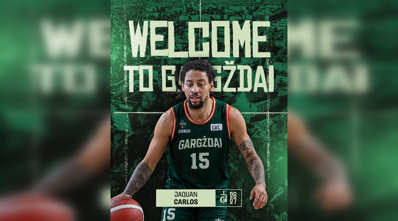 „Gargždai“ stiprina gynėjų grandį – komandą papildė JaQuan Carlos