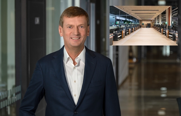 Dundulis, bendrovės „Norfos mažmena“ valdybos pirmininkas ir bendrovės „Rivona“ generalinis direktorius: šiandien apie 60 proc. pirkinių apmokama banko kortelėmis, tačiau tokie pinigai prekybos tinklui „brangesni“ beveik dešimt kartų.