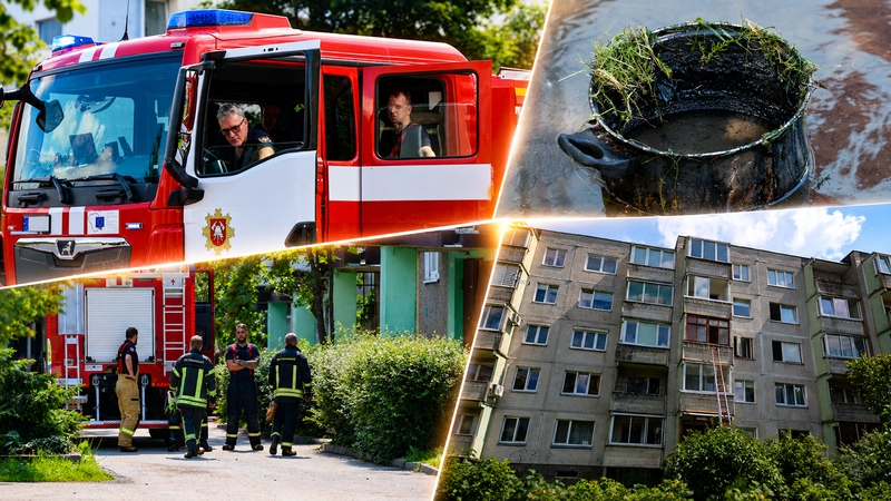 Įsijungė kaimynų dūmų detektorius: nelaimė įvyko šeimininkams išėjus