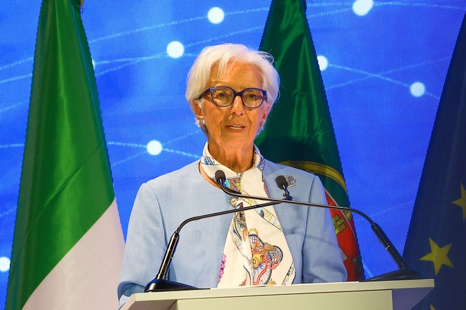 ECB vadovė užsiminė apie galimybę dalyvauti Prancūzijos prezidento rinkimuose