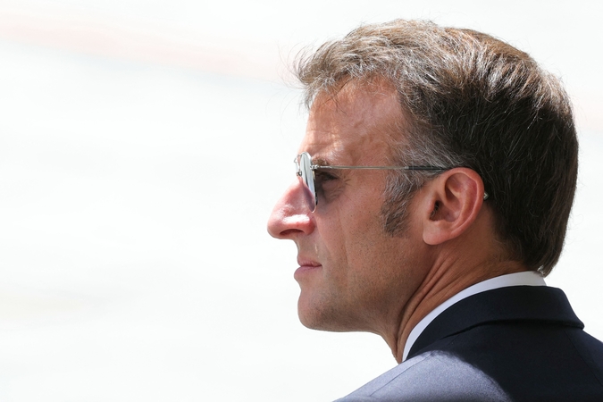 Macronas: Europa pasirengusi ginti laisvę net ir kraujo kaina