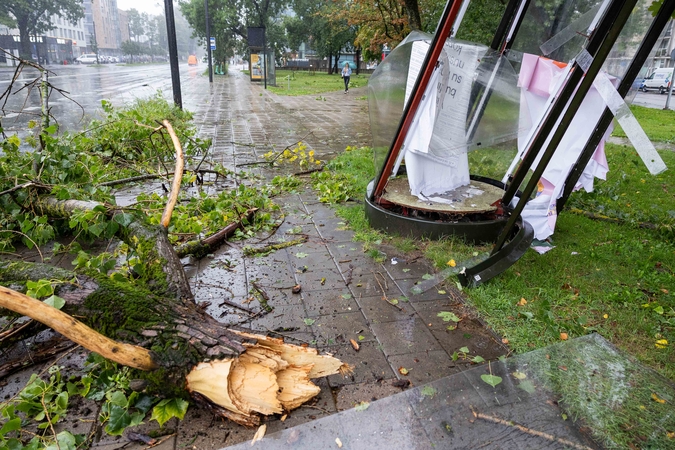 Ragina ruoštis: Vilnių skalaus stipri audra
