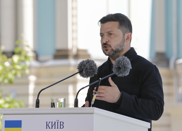 Zelenskis: Ukraina tikisi iki šių metų pabaigos gauti licencijas gaminti raketas „Patriot“