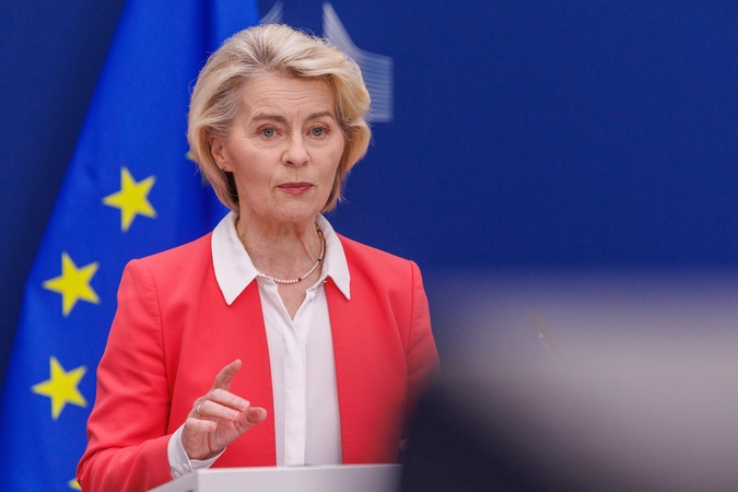 Europos Komisijos pirmininkė kalbėjosi telefonu su naujuoju Ukrainos premjeru