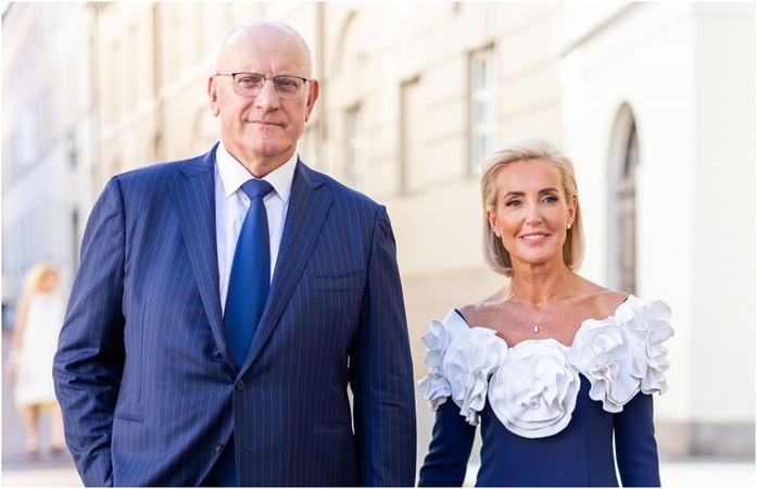 Živilė Pinskuvienė su vyru