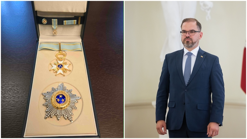 Robertas Kaunas ir Edvinas Grikšas apdovanoti aukščiausiu Latvijos ordinu