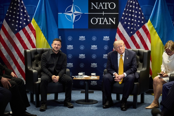 Kitą savaitę Zelenskis turėtų susitikti su Trumpu