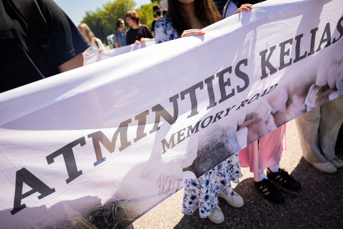 Romų genocido atminimo ceremonija