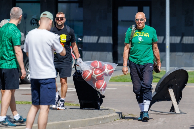 Lietuvos vyrų krepšinio rinktinė renkasi į stovyklą Birštone
