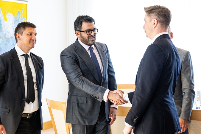 Premjeras susitiko su „BinDawood Holding“ vadovu Ahmadu BinDawoodu