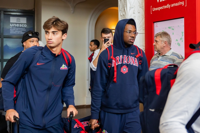 Į Lietuvą atvyko Arizonos universiteto krepšininkai ir LeBrono Jameso sūnus
