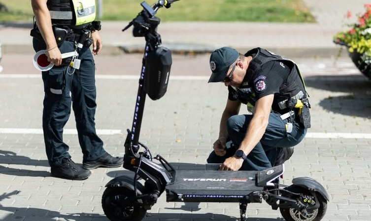 Klaipėdos rajone nuo policijos bėgo trys nepilnamečiai