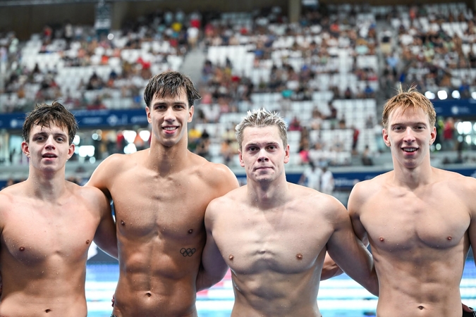 Lietuvos komanda – Europos plaukimo čempionato finale su nauju rekordu