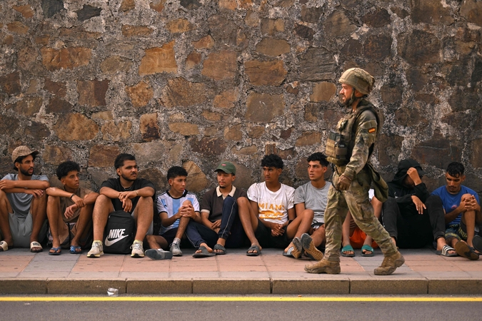 Ispanijos ministras: per pastarąjį migrantų antplūdį Seutoje žuvo mažiausiai 67 žmonės 