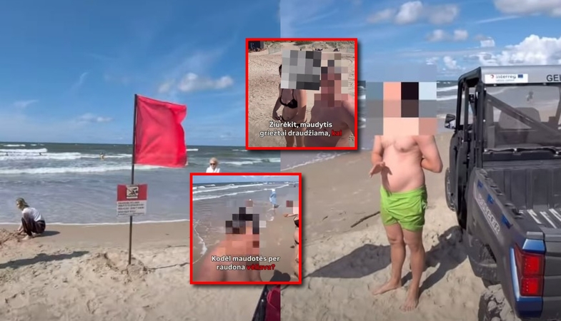 Įžūlumo viršūnė: poilsiautojai gelbėtojui rėžė – „skaityti nemoku“