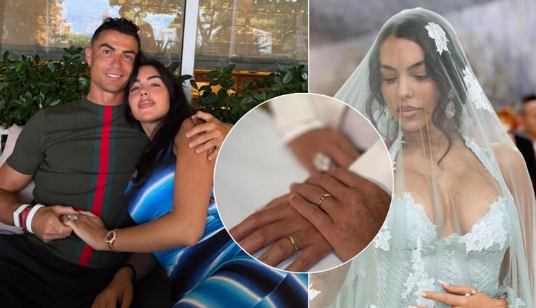 Cristiano Ronaldo susituokė su ilgamete partnere Georgina Rodriguez