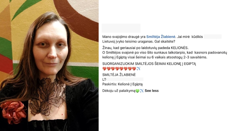  „Geriausiai po laidotuvių padeda kelionės“: Žlabiams renkama 3 savaičių atostogoms