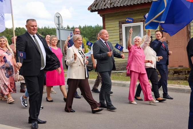 Startas: iškilmingas Vilkijos 600 metų jubiliejaus minėjimas prasidėjo eitynėmis.