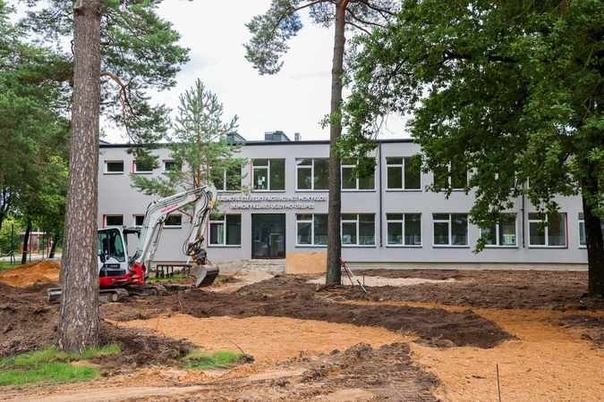 Transformacija: Ežerėlyje modernizuojama pagrindinė mokykla: jos patalpos pritaikomos darželio veiklai.