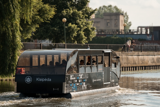 Romantiškiausia vasaros kelionė Klaipėdoje – elektriniu vandens autobusu