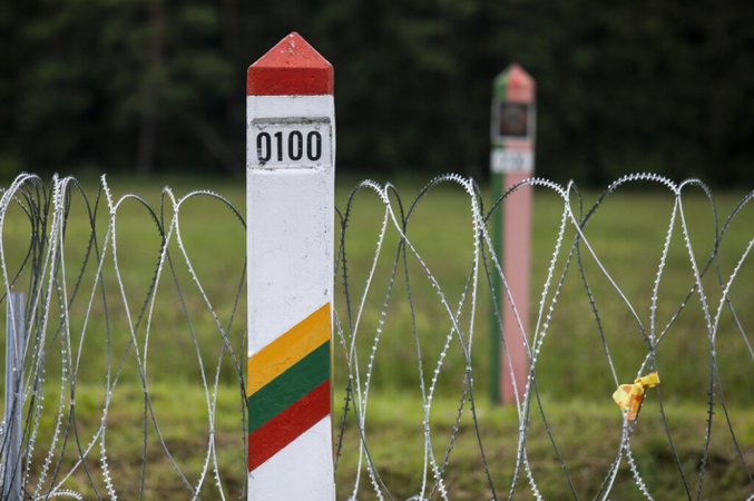Pasienyje su Baltarusija apgręžta 40 neteisėtų migrantų