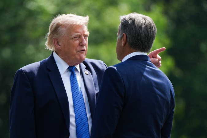 Donaldas Trumpas: CŽA direktoriaus misija Maskvoje buvo „pusiau eilinė“