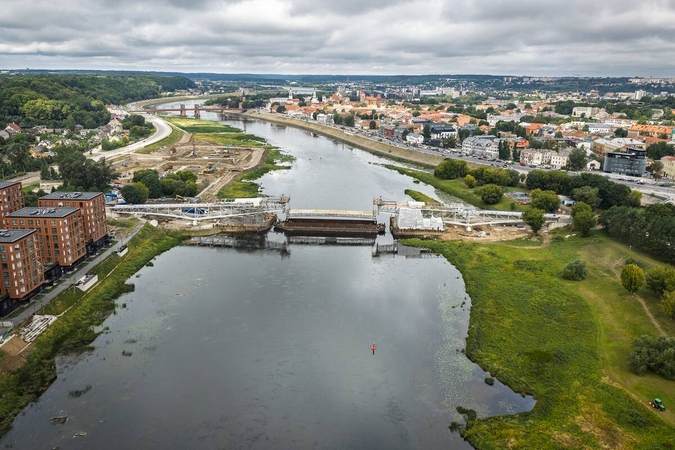 Tiltas iš Žemosios Fredos į Nemuno salą: kokie darbai jau atlikti?