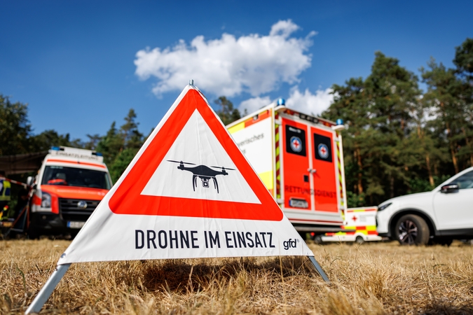 Po incidento Leipcige Vokietija ženkliai didina dronų gynybos padalinį