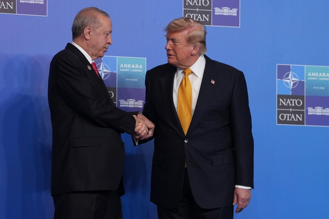 Erdoganas ragina Trumpą naudoti diplomatijos priemones