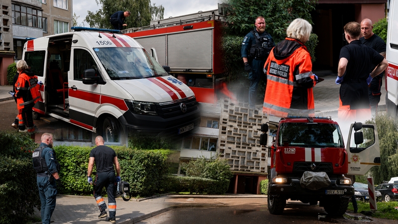 Būna ir taip: Kauno specialiosios tarnybos skubėjo į pagalbą vyrui, bet išgelbėjo moterį