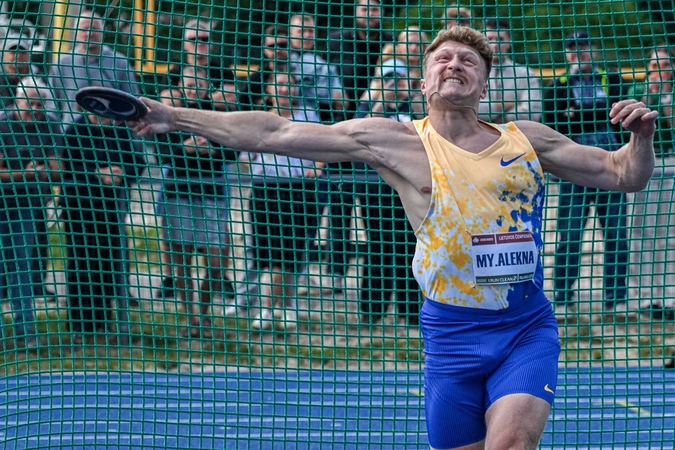 Įsimėtė: M. Alekna savo geriausią rezultatą šį sezoną pasiekė Lietuvos čempionate Palangoje.