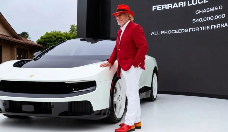 Pirkinys: H. Wertheimas už pirmąjį „Ferrari Luce“ paklojo beveik 35 mln. eurų.