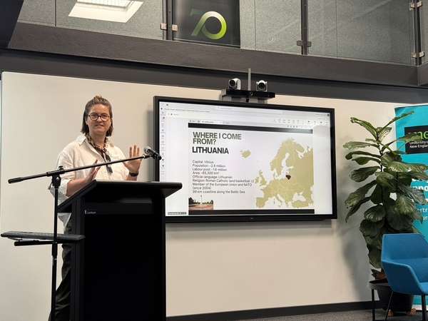 Patirtis: mėnesį trukusios „Erasmus+“ mokslinės stažuotės Australijoje įžvalgas Kuršių nerijos valdyseną analizuojanti politikos mokslų doktorantė E. Stonkė ketina pritaikyti savo disertacijoje.