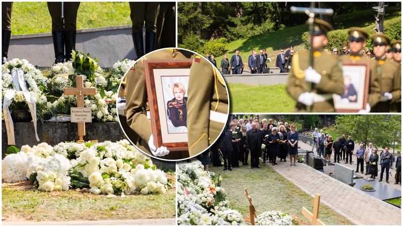 Antakalnio kapinėse amžinojo poilsio atgulė Kazimira Prunskienė 