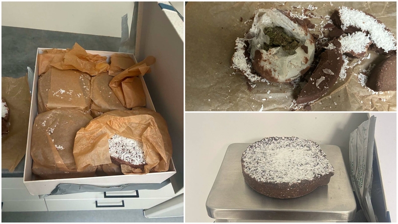 Pareigūnų dėmesį patraukė aštrus kvapas: pyraguose – apie pusę kilogramo kanapių