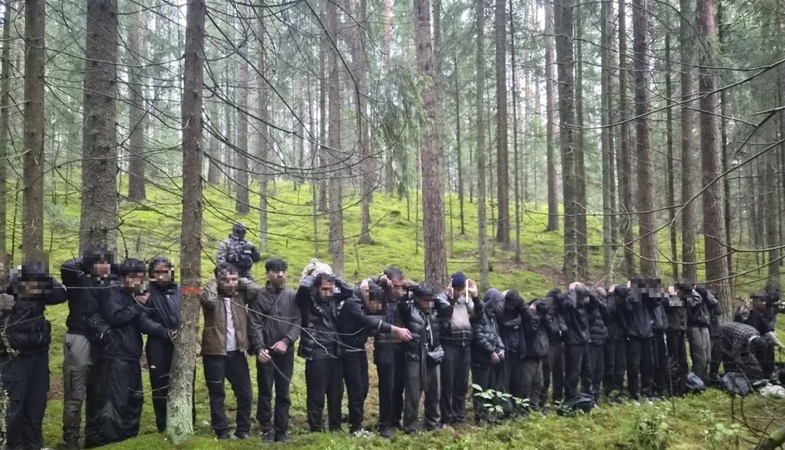 Latvijoje, netoli Baltarusijos sienos, rastas dar vienas migrantų tunelis