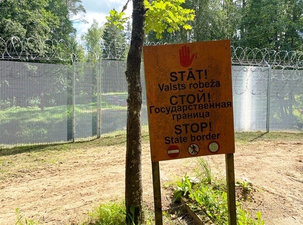 Latvijos ir Baltarusijos pasienyje aptiktas migrantų tunelis