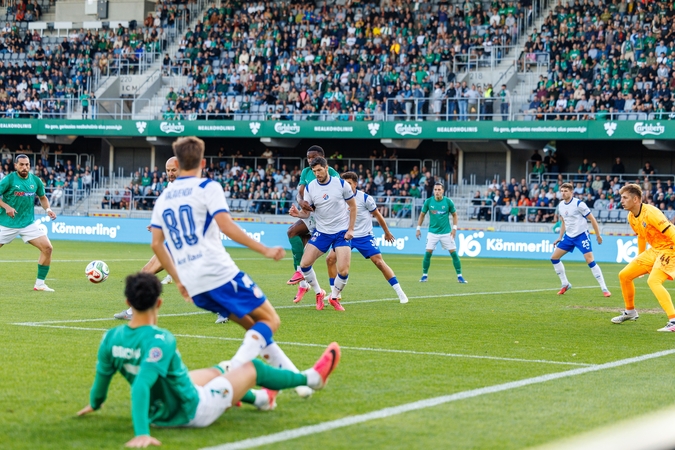 „Kauno Žalgiris“ minimaliu skirtumu nusileido Zagrebo „Dinamo“ komandai
