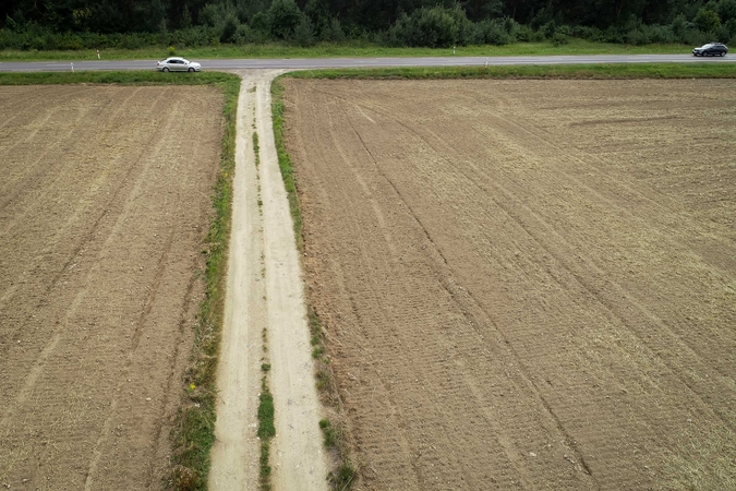 Lietuvos laukų vaizdai.