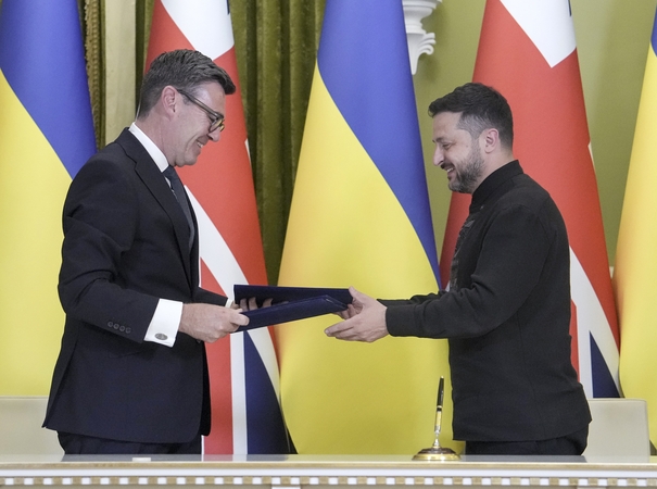 JK premjeras A. Burnhamas lankosi Ukrainoje